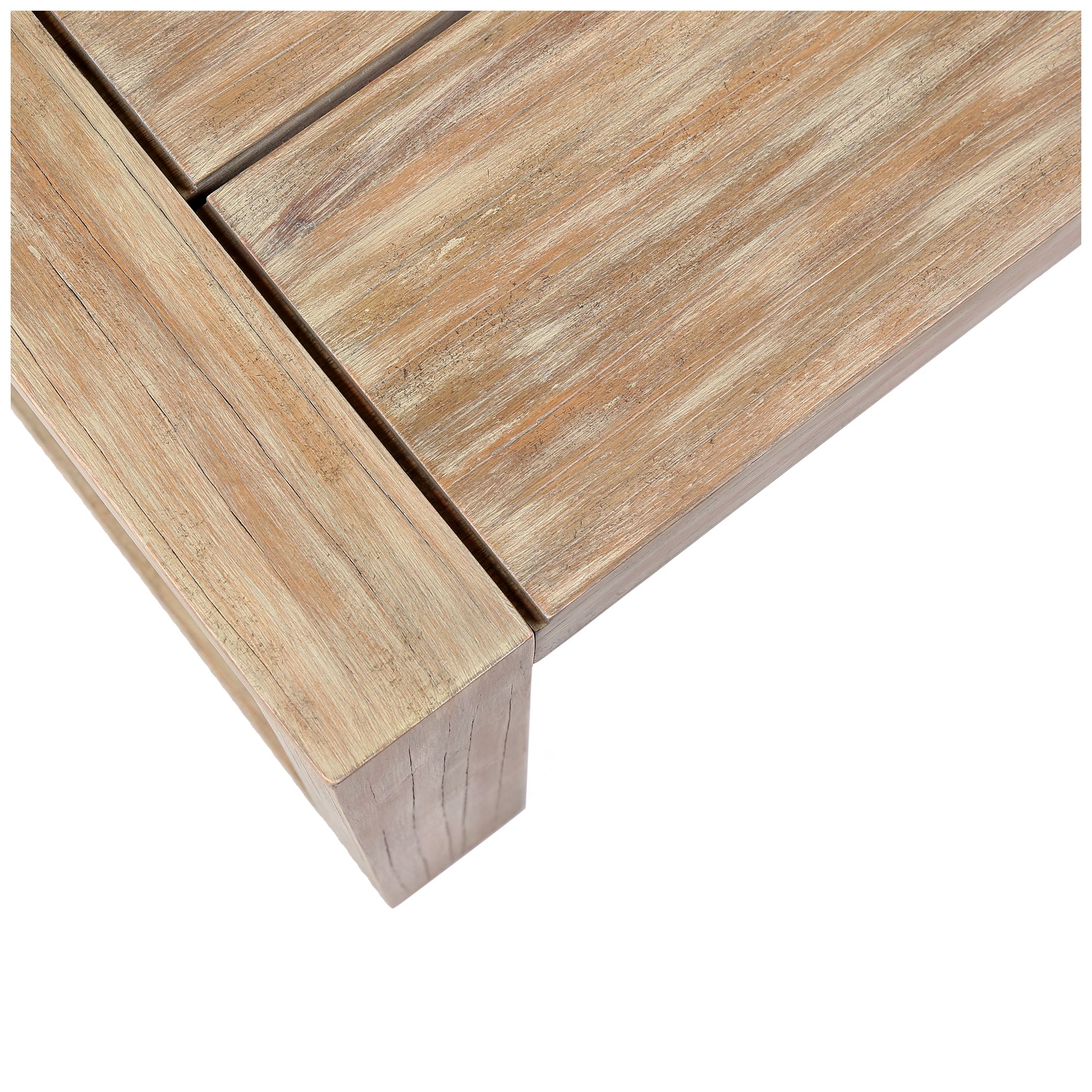 Paradise Outdoor Light Eucalyptus Wood Coffee Table