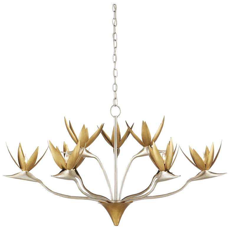 Image 2 Paradiso 39 1/2" Wide Silver and Gold 9-Light Chandelier