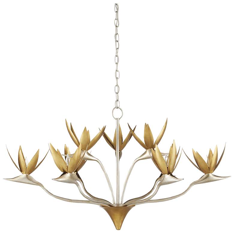 Image 3 Paradiso 39 1/2" Wide Silver and Gold 9-Light Chandelier more views