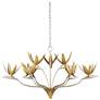 3_Paradiso 39 1/2" Wide Silver and Gold 9-Light Chandelier more views
