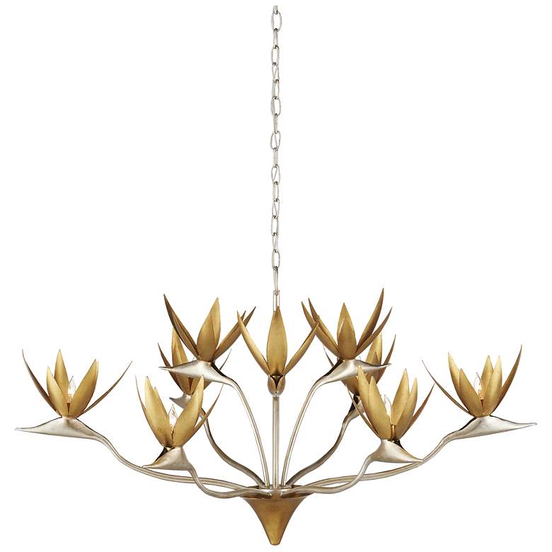 Image 4 Paradiso 39 1/2" Wide Silver and Gold 9-Light Chandelier more views