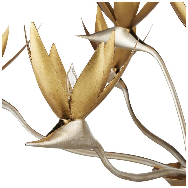 Image 6 Paradiso 39 1/2" Wide Silver and Gold 9-Light Chandelier more views