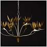 Paradiso 39 1/2" Wide Silver and Gold 9-Light Chandelier