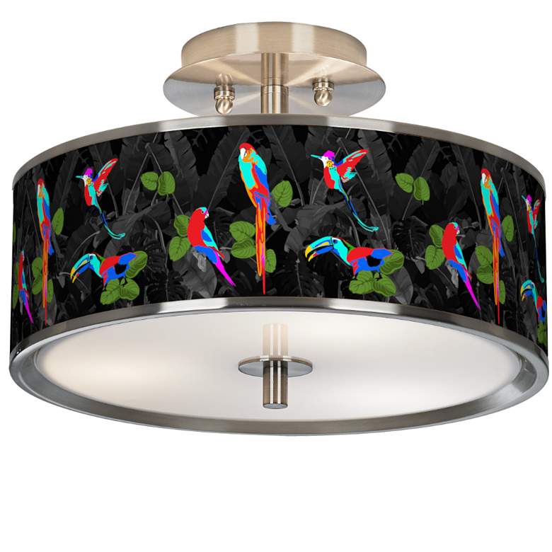 Image 1 Paradiso Giclee Glow 14" Wide Ceiling Light