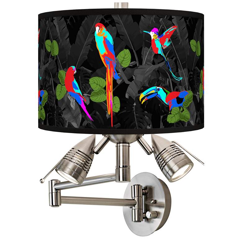 Image 1 Paradiso Giclee Plug-In Swing Arm Wall Lamp