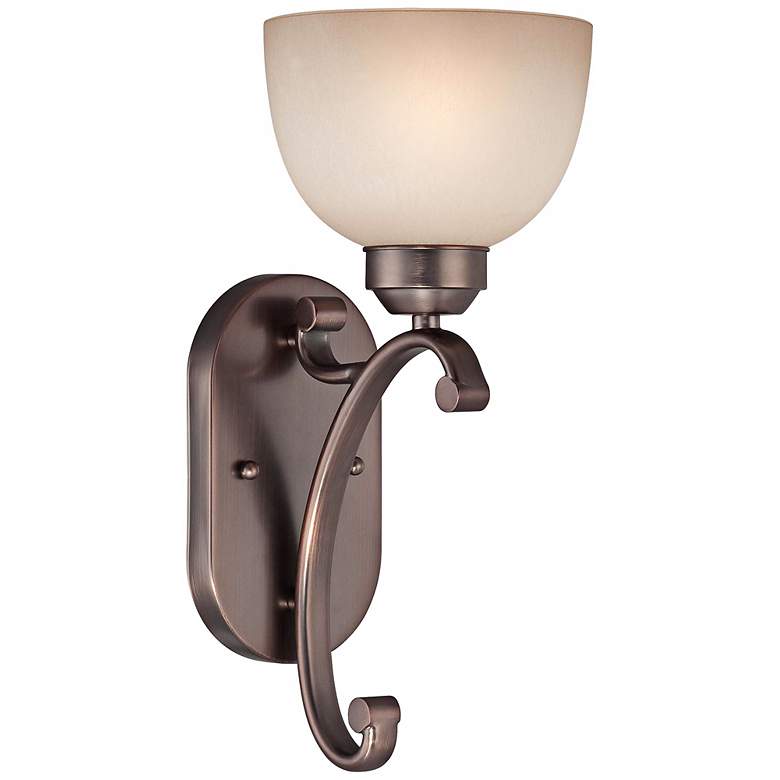 Image 1 Paradox 15" High Harvard Court Bronze Wall Sconce