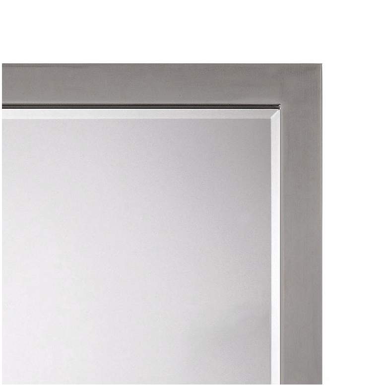 Image 4 Paradox Brushed Nickel 24 inch x 33 inch Wall Mirror more views