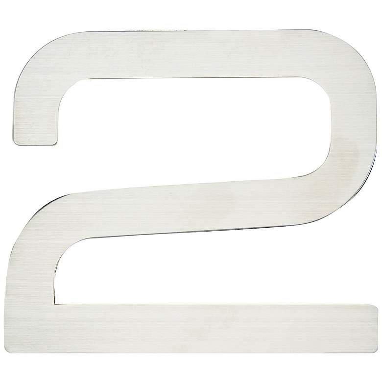 Image 1 Paragon Collection Stainless Steel House Number 2