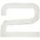 Paragon Collection Stainless Steel House Number 2