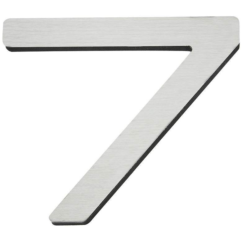Image 1 Paragon Collection Stainless Steel House Number 7