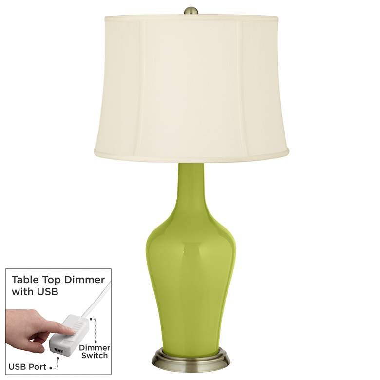 Image 1 Parakeet Anya Table Lamp with Dimmer