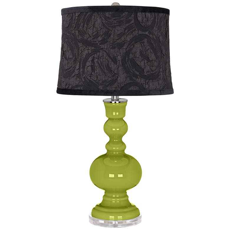 Parakeet Apothecary Table Lamp w/ Sumas Black Shade