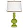 Parakeet Apothecary Table Lamp with Twist Scroll Trim
