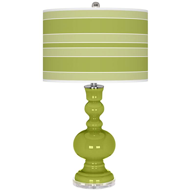 Image 1 Parakeet Bold Stripe Apothecary Table Lamp