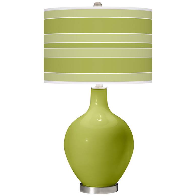 Image 1 Parakeet Bold Stripe Ovo Table Lamp