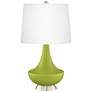 Parakeet Gillan Glass Table Lamp with Dimmer