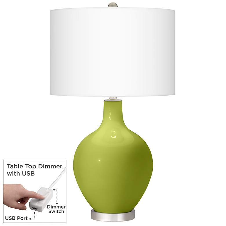 Image 1 Parakeet Ovo Table Lamp With Dimmer