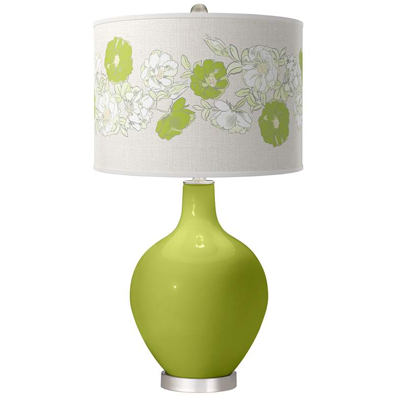 Image 1 Parakeet Rose Bouquet Ovo Table Lamp