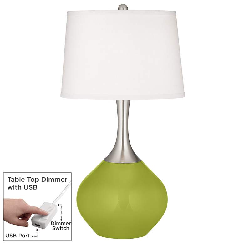 Image 1 Parakeet Spencer Table Lamp with Dimmer
