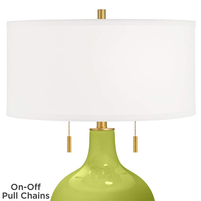 Image 2 Parakeet Toby Brass Accents Table Lamp more views