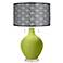 Parakeet Toby Table Lamp With Black Metal Shade