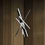1_Parallax 28"H x 18"W 6-Light Pendant in Black