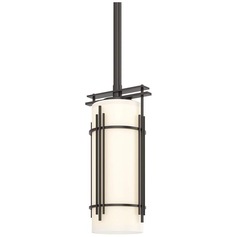 Image 1 Paralline Mini Pendant - Oil Rubbed Bronze Finish - Opal Glass