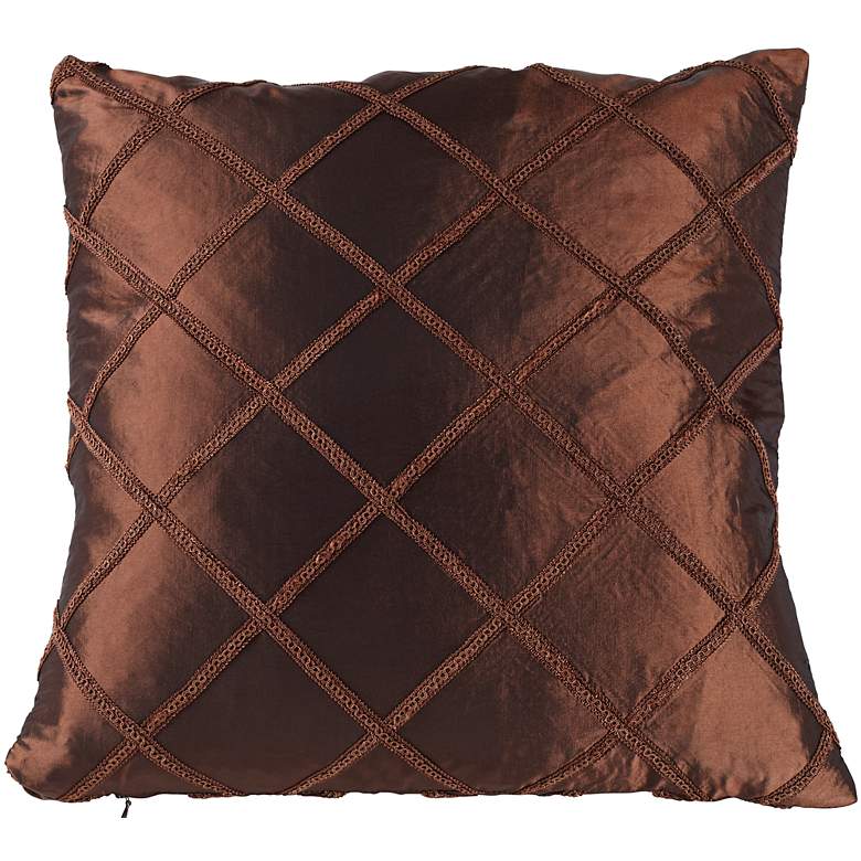 Image 1 Paramount 20 inch Square Copper Throw Pillow