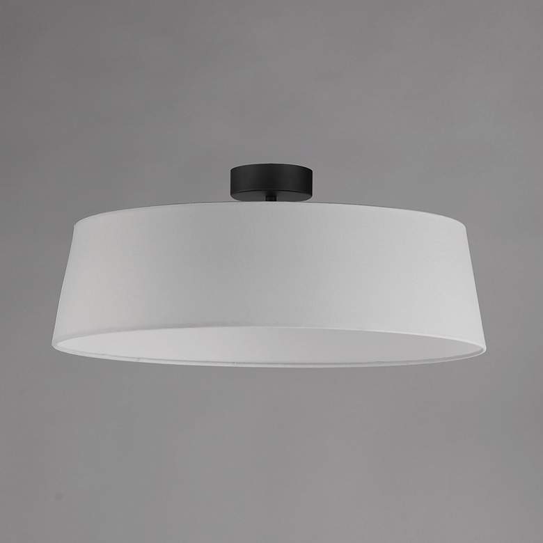 Image 2 Paramount 21" LED Flush Mount Black more views