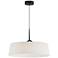 Paramount 21" LED Pendant Black