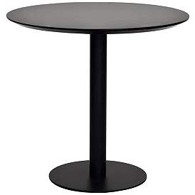Image3 of Paras 31 1/2" Wide Black Round Bistro Table