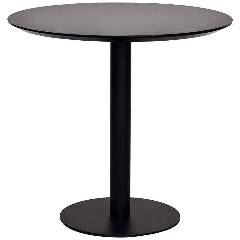 Image 3 Paras 31 1/2 inch Wide Black Round Bistro Table