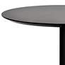 Paras 31 1/2" Wide Black Round Bistro Table in scene