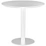 1_Paras 31 1/2" Wide White Lacquered Bistro Table