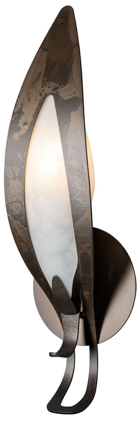 Image 5 Parasol 18.3"High Dark Smoke Wall Sconce more views
