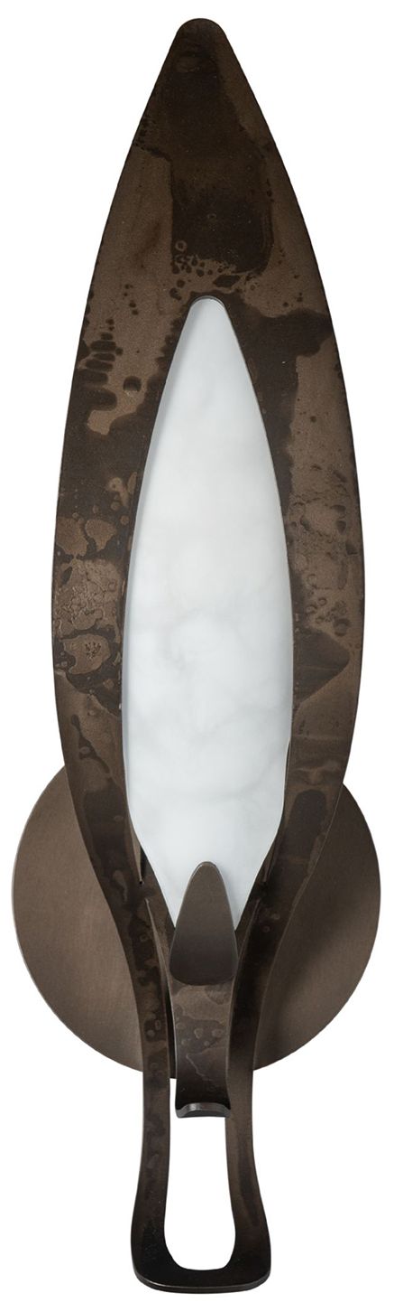 Image 6 Parasol 18.3"High Dark Smoke Wall Sconce more views