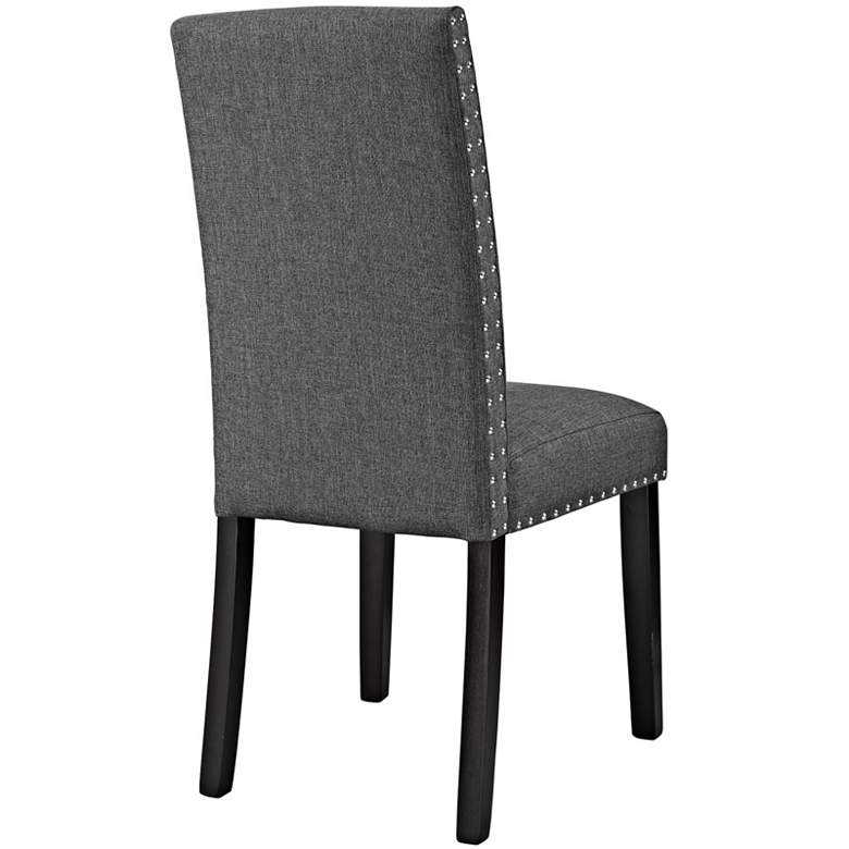 Image 4 Parcel Gray Fabric Dining Side Chair more views