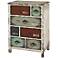 Parcel Multi-Color Distressed 7-Drawer Accent Chest