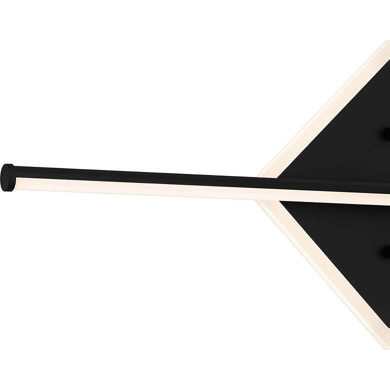Image 5 Parcelle Integrated LED Matte Black Bath Bar more views