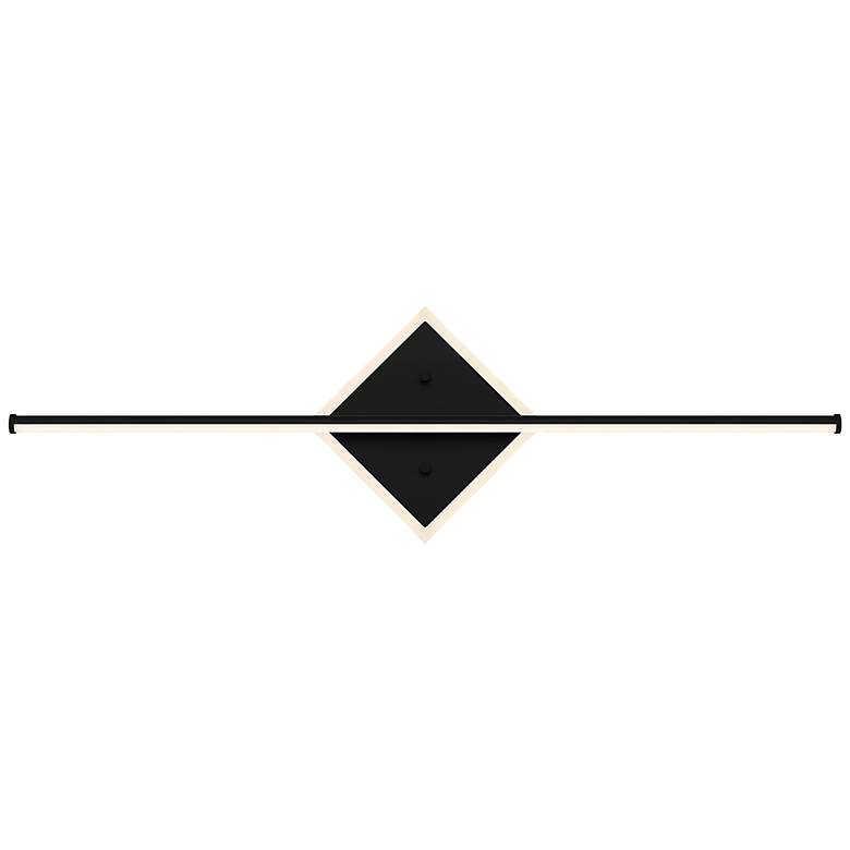 Image 2 Parcelle Integrated LED Matte Black Bath Bar