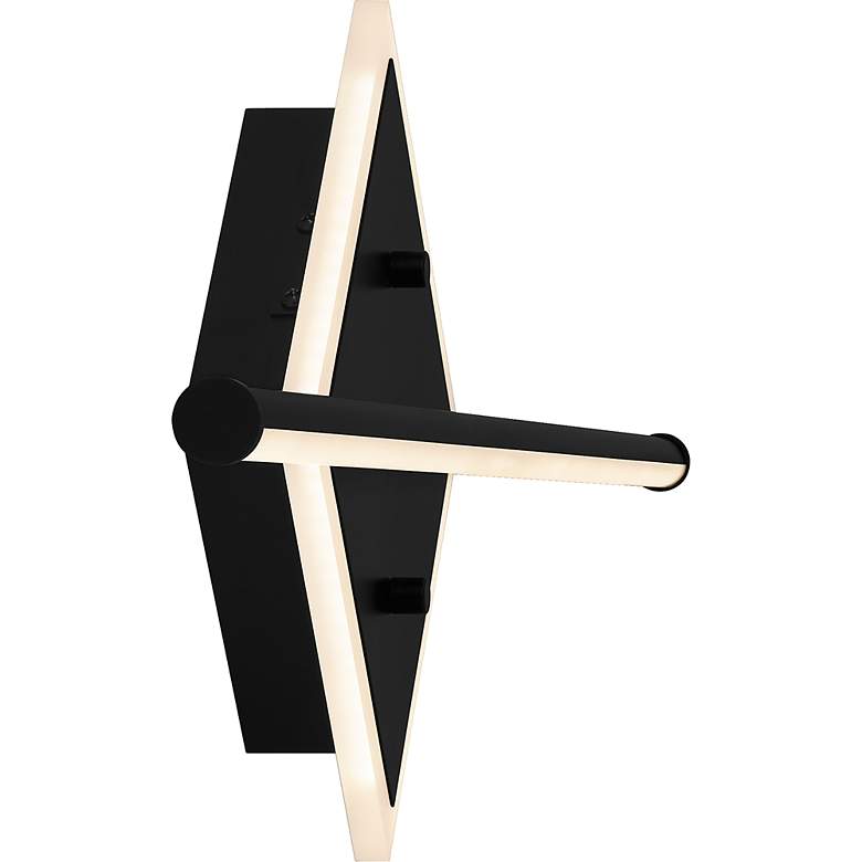 Image 4 Parcelle Integrated LED Matte Black Bath Bar more views
