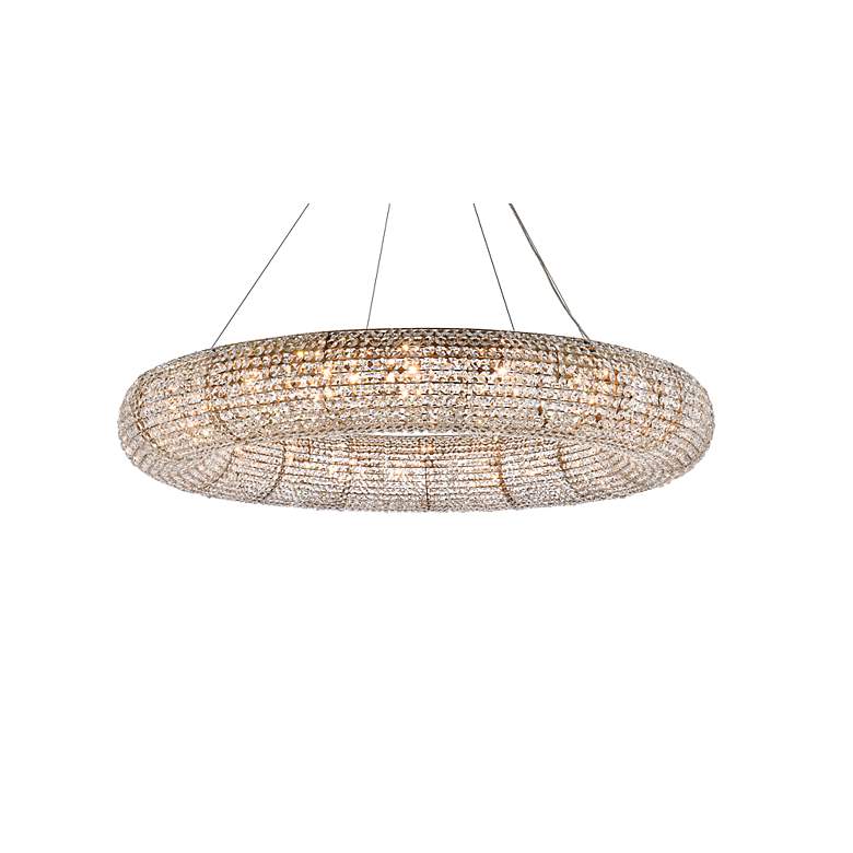 Image 3 Paris 20 Lt Brass Chandelier Clear more views