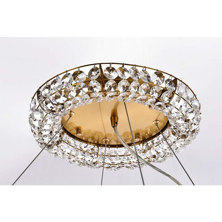 Image 5 Paris 20 Lt Brass Chandelier Clear more views
