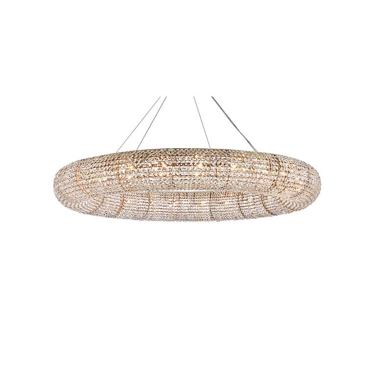 Image 3 Paris 24 Lt Brass Chandelier Clear more views
