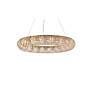 4_Paris 41" Wide Gold and Crystal Ring Chandelier more views