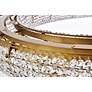 5_Paris 41" Wide Gold and Crystal Ring Chandelier more views
