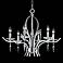 Paris Chrome and Crystal 29" Wide 6-Light Chandelier