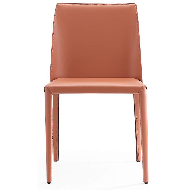 Image 3 Paris Clay Saddle Leather Dining Chairs Set of 2 more views