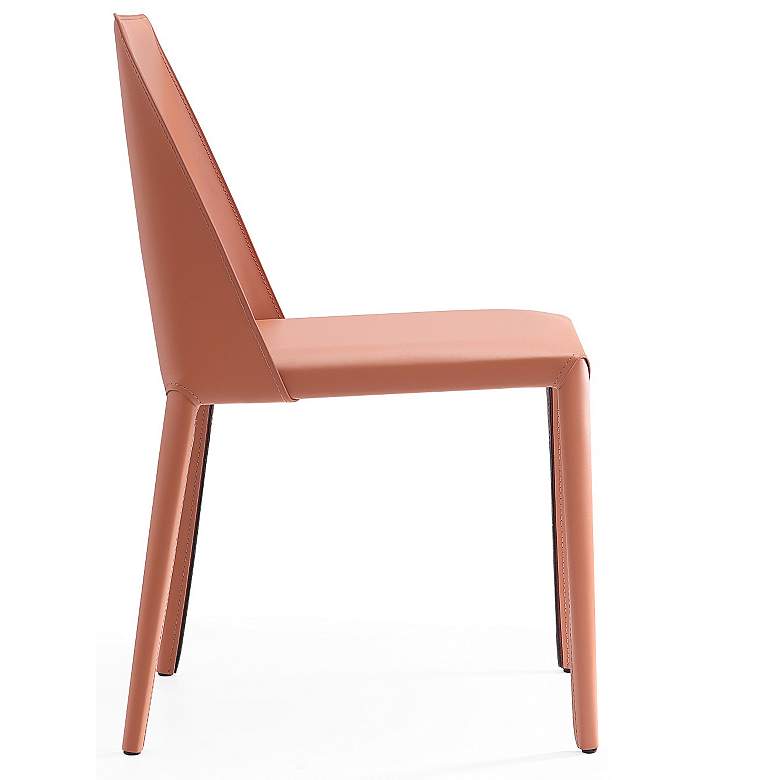 Image 4 Paris Clay Saddle Leather Dining Chairs Set of 2 more views