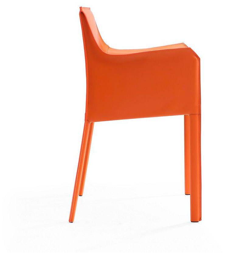 Image 6 Paris Coral Saddle Leather Armchair more views